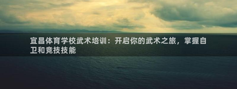 耀世平台面 411O31 平台：宜昌体育学校武术培训