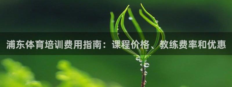 耀世娱乐安全吗可靠吗：浦东体育培训费用指南：课程价格