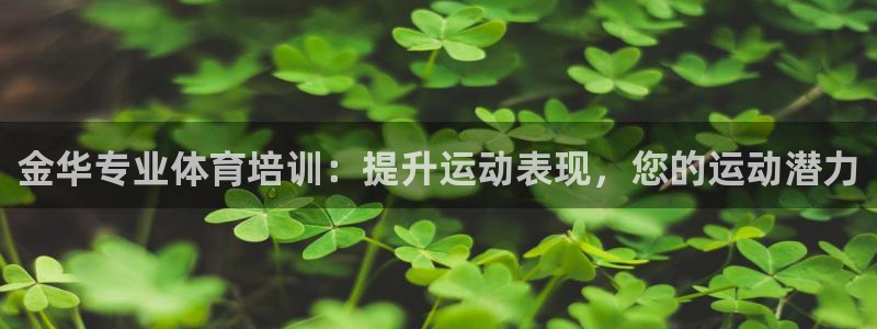 耀世集团董事长儿子：金华专业体育培训：提升运动表现，