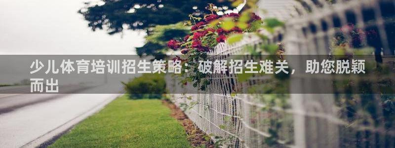 耀世平台注册网址是多少号：少儿体育培训招生策略：破解
