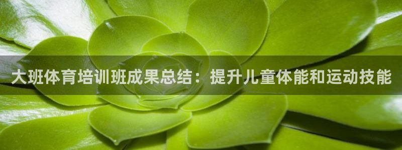 耀世娱乐登录地址在哪里：大班体育培训班成果总结：提升