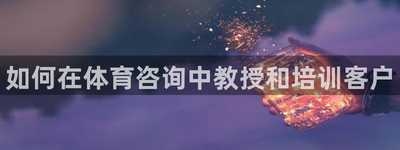 耀世娱乐网站下载：如何在体育咨询中教授和培训客户